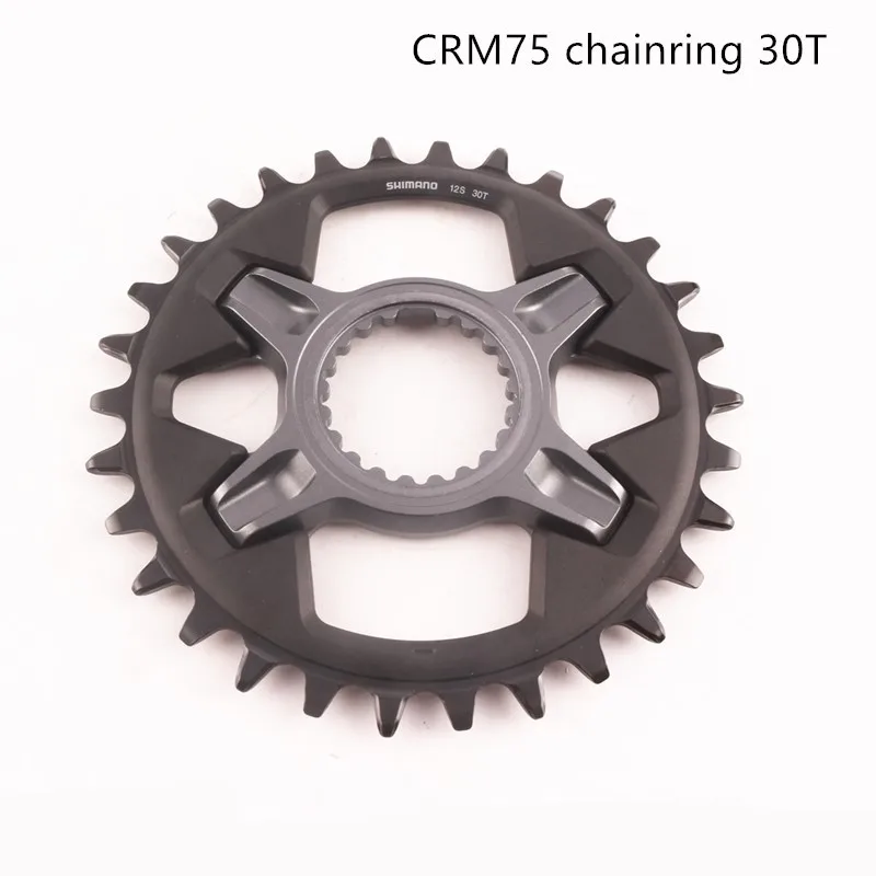 CRM75-30T Shimano CRM75 12 Скоростей для SLX M7100 M8100 M9100 12 Скоростей шатуны MTB велосипед SM CRM75 Коронная пластина диск - Цвет: CRM75-30T
