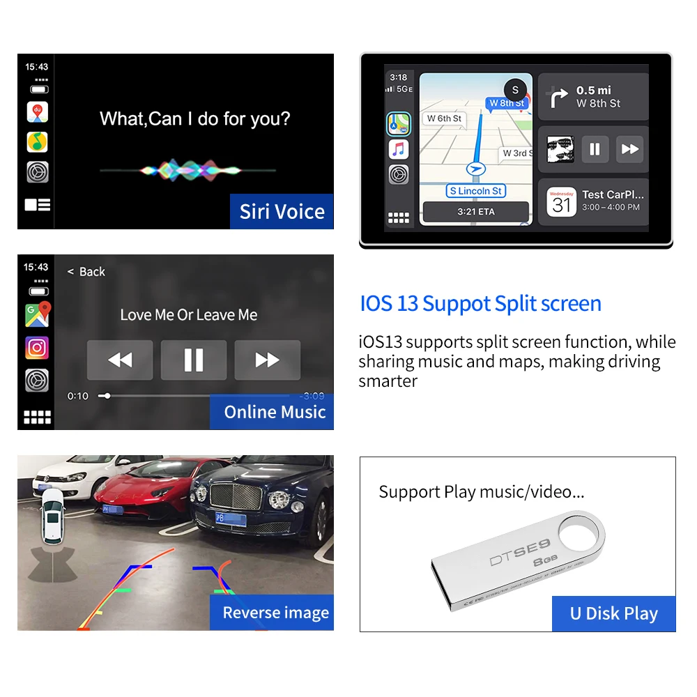 Carlinkit беспроводной CarPlay для Lexus NX ES US IS CT RX GS LS LX LC RC 2014 2020 Автомобильный