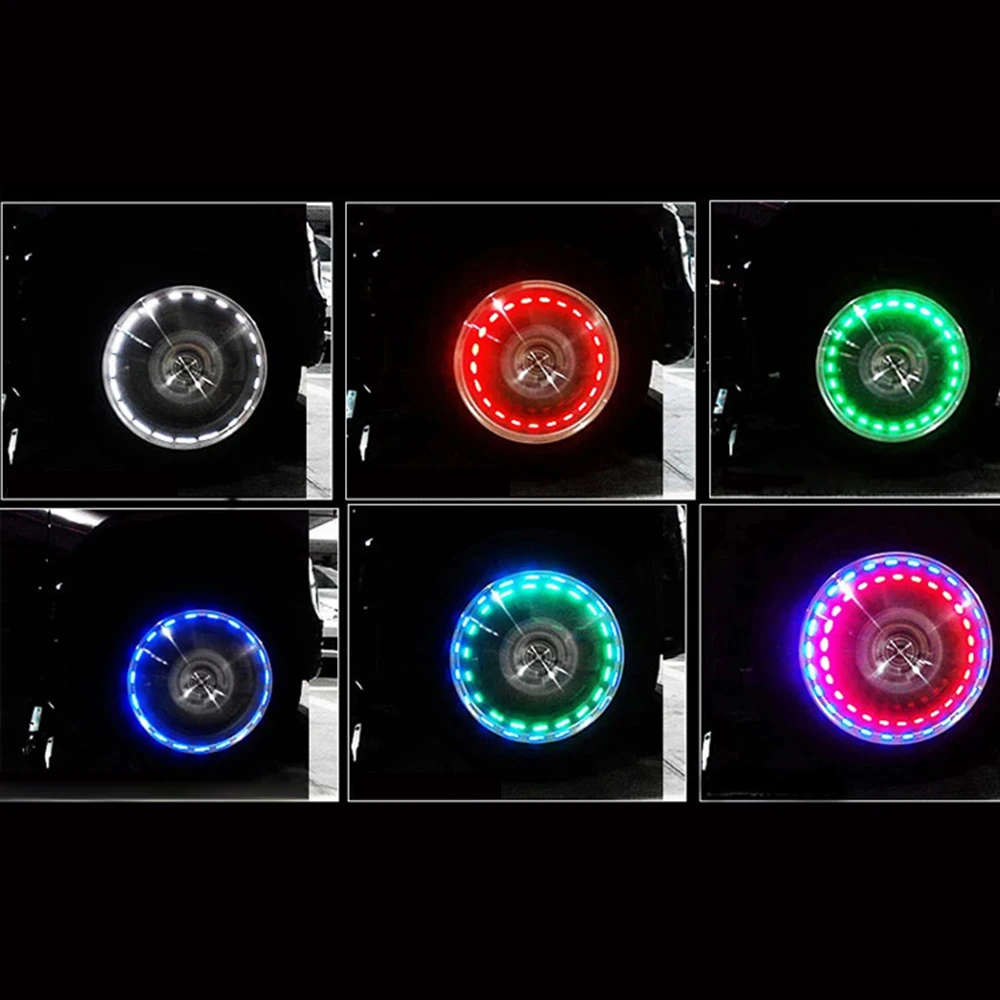 

4 Modes Tire Lamp 12 LED Car Solar Energy Flash Decoration High Quality