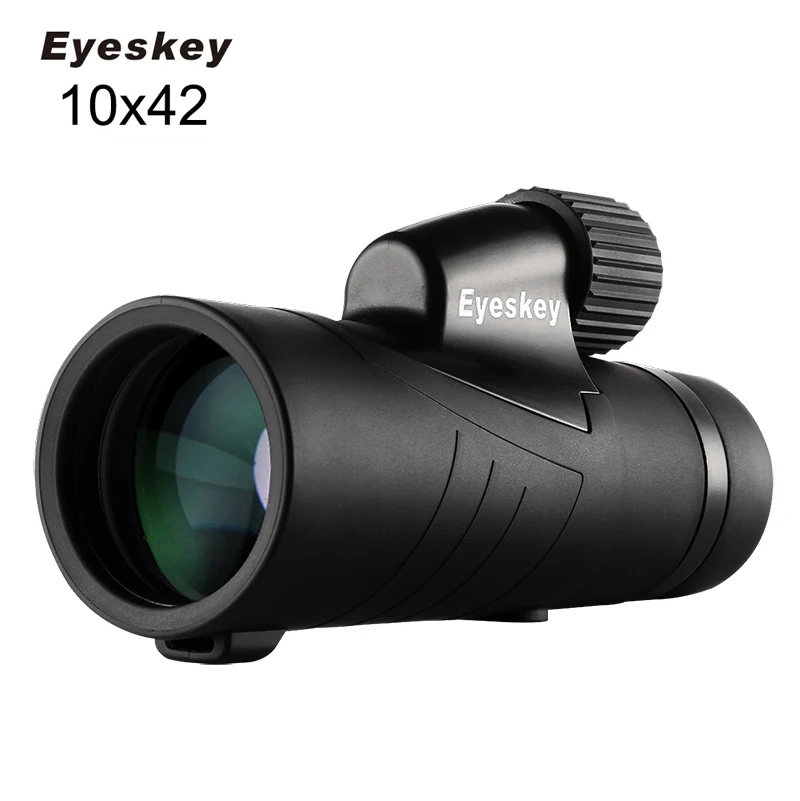 Eyeskey 10x42 Монокуляр полностью с многослойным покрытием Bak4 призма оптика телескоп