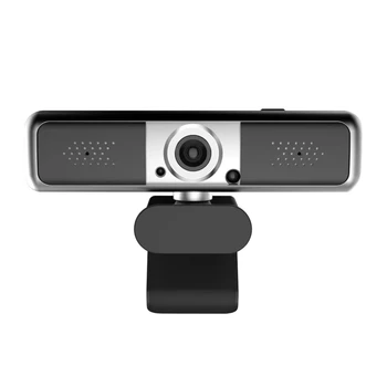 

2K HD USB Dual Microphone Live Webcam 4 Million Pxels with Remote Control Computer Camera Plug and Play