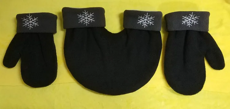 1 Set Romantic Sweethearts Lovers Gloves Women Men Winter Thickening Warm Polar Fleece Mittens For Lovers Couple Gift AGL050
