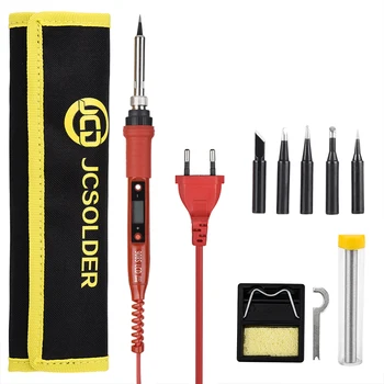 

JCD Soldering Irons Adjustable Temperature 220V 110V High Quality Soldering Tips Dismountable Soldering Welding Tools