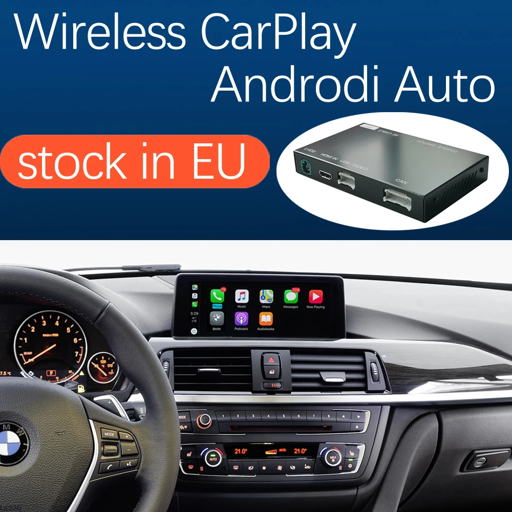Беспроводной автомобильный адаптер Apple CarPlay Android для BMW 1 2 3 4 5 7 Series X1 X3 X4 X5 X6 F15 F16 F25 F26