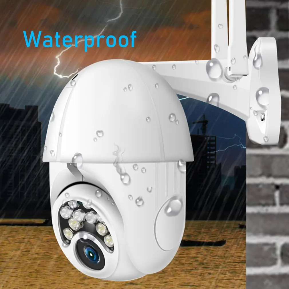

2020 New 1080P Outdoor PTZ IP Camera Two Way Audio Night Vision 360 degree Full views WiFi Wireless Camera Safety Monitor
