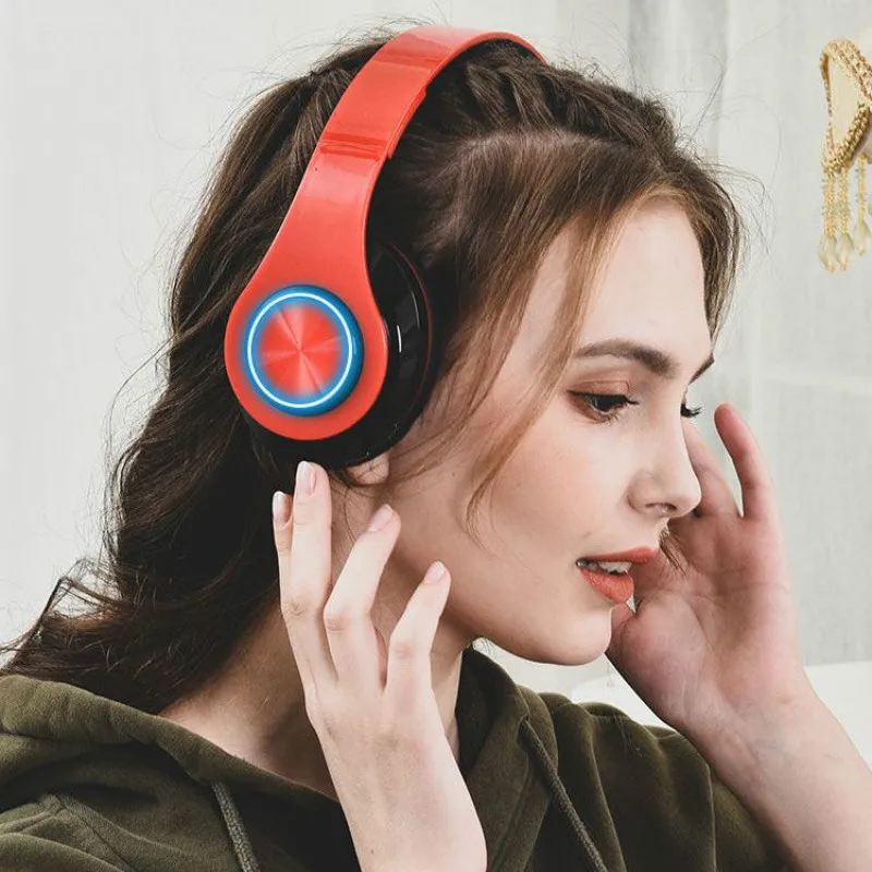 Новый Портативный Беспроводной наушники Bluetooth стерео Складная Музыкальная