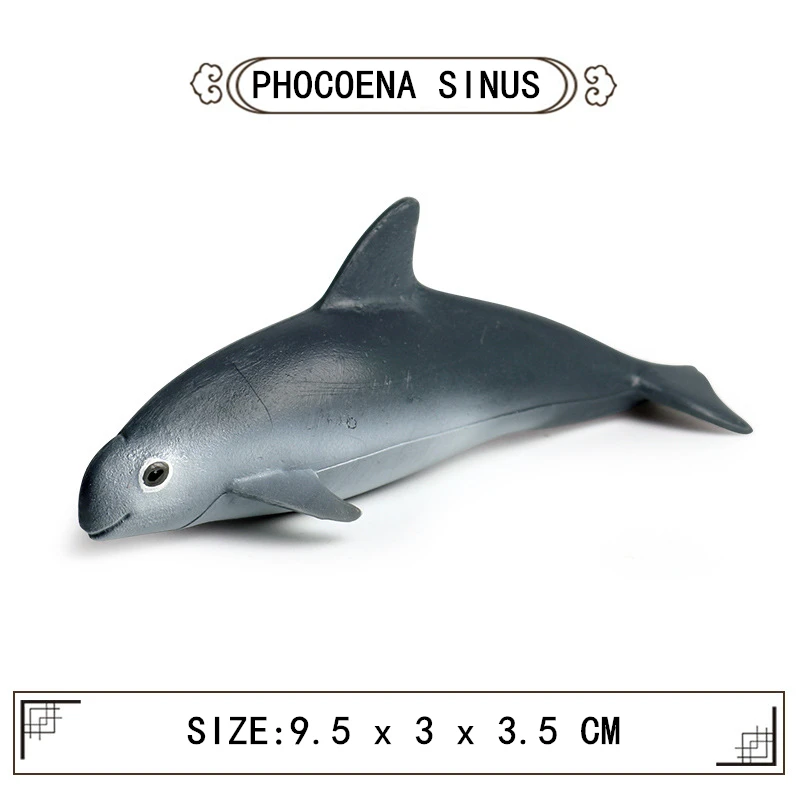 Детские Твердые пластиковые пятнистый Дельфин плюс залив дельфинов моделирование морского дна модель животного Коллекционирование