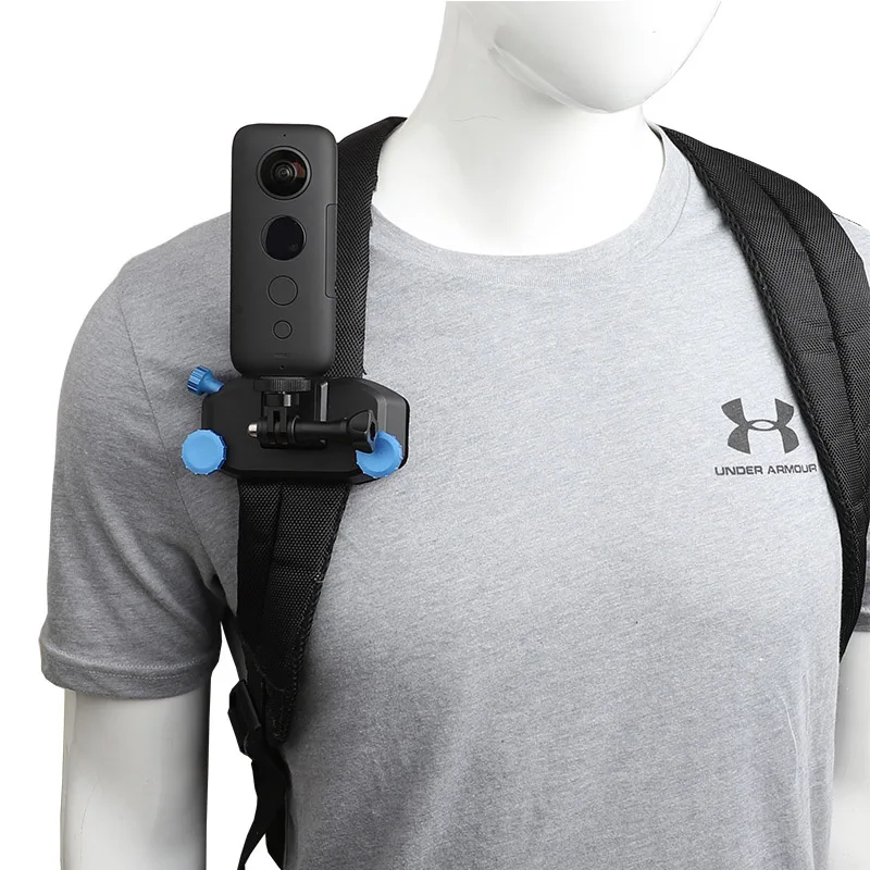 

Strap Mount for Insta360 One X Gopro Hero7 6 5 4 Session EKEN AKASO DJI SJCAM Xiaomi Yi 4K Go Pro Backpack Clip Clamp Accessory