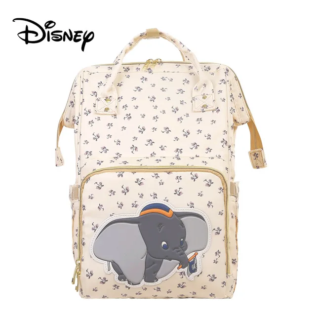 Милая сумка для подгузников с изображением Диснея, Минни и Микки Мауса, Детская сумка для мамы, USB рюкзак для подгузников, сумка для детской коляски, сумка для детских вещей - Цвет: 1