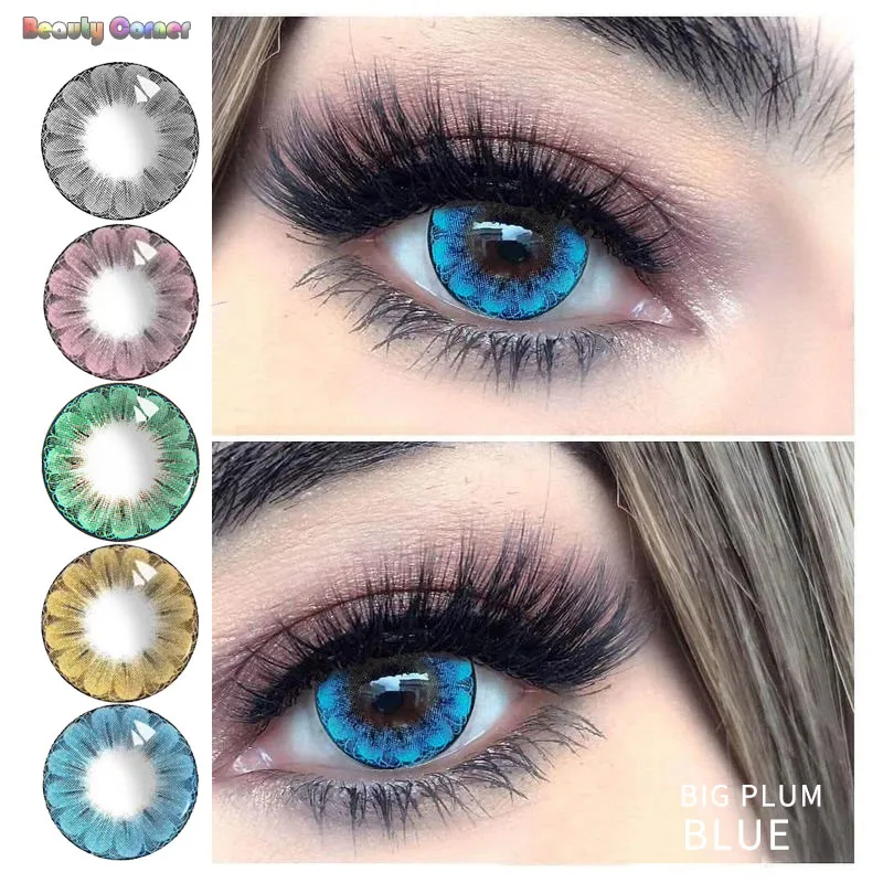 Kontakt Lensler Freshlook 650 Goz Lens Gorus Duzeltme Cok Renkli Renkli Saglik Aliexpress