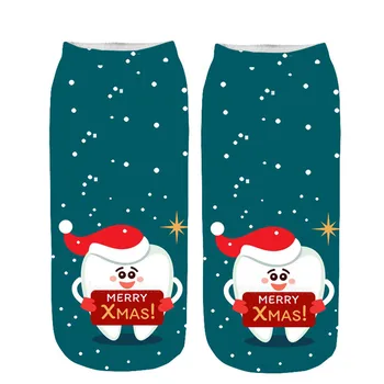 

christmas socks women cotton 3 Pairs Socks Autumn Winter Santa Claus Patterns Warm Socks носки носки женские чулки колготки