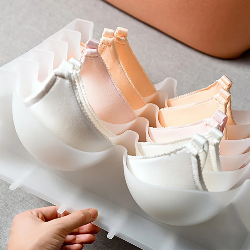 Bra Box Closet Underwear Organizer Drawer Divider Plastic Bras Underwear6pc#7/10