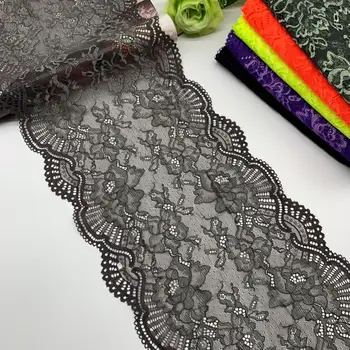 

3y/lot 7 Colors 23cm Stretch Lace trim Olive Green For Spring Clothes Skirt Hem Underwear Sewing Craft DIY Apparel Fabrics Lace