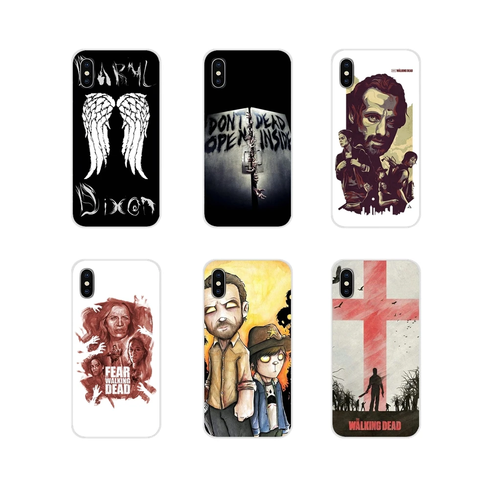 Чехол для мобильного телефона Huawei G7 G8 P7 P8 P9 P10 P20 P30 Lite Mini Pro P Smart Plus 2017 2018 2019 The Walking Dead