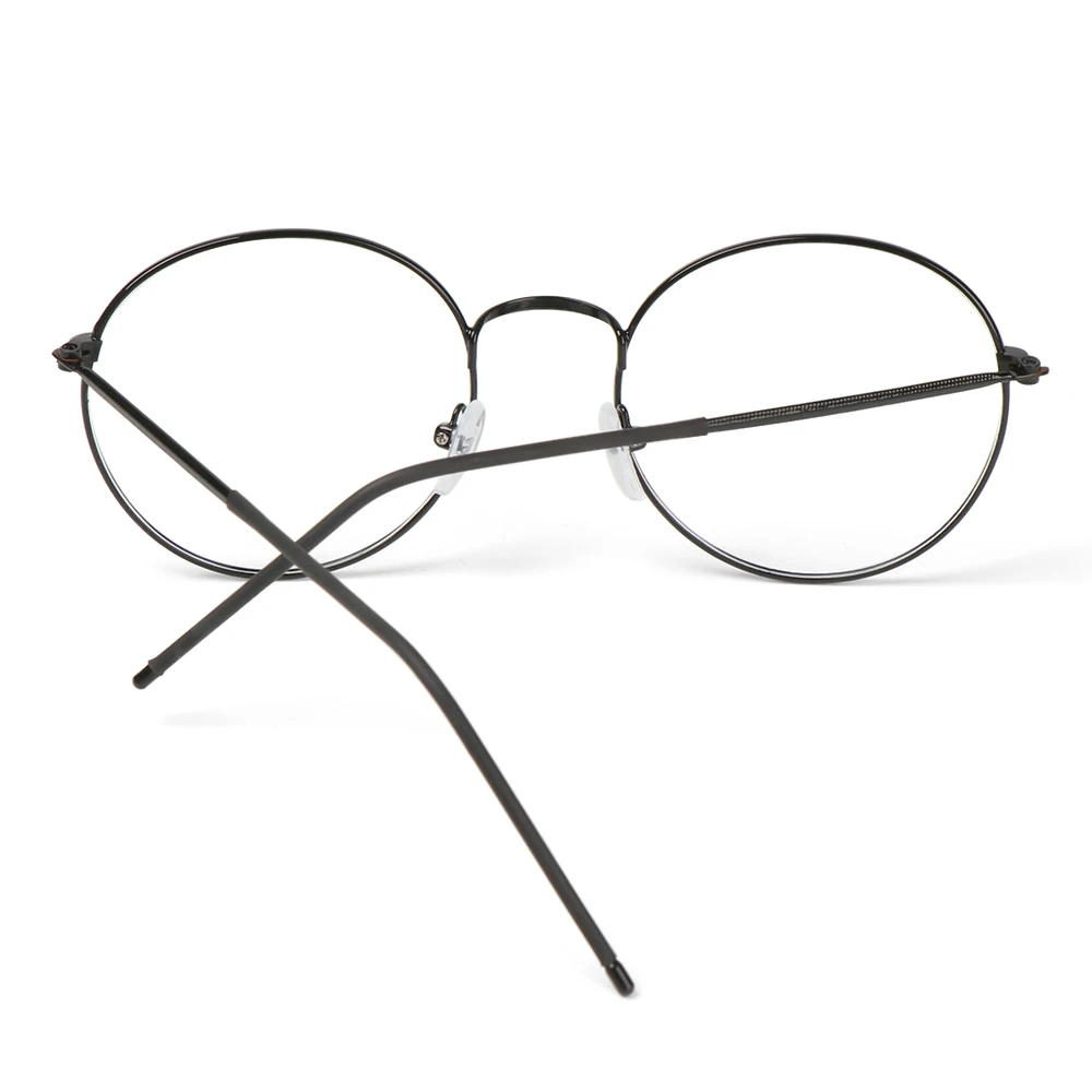 Oversized Metal Frame Eyewear Unisex Fashion Vintage Square/Round FrameAnti-UV Glasses Optical Spectacles Vision Care Eyeglasses blue light blockers