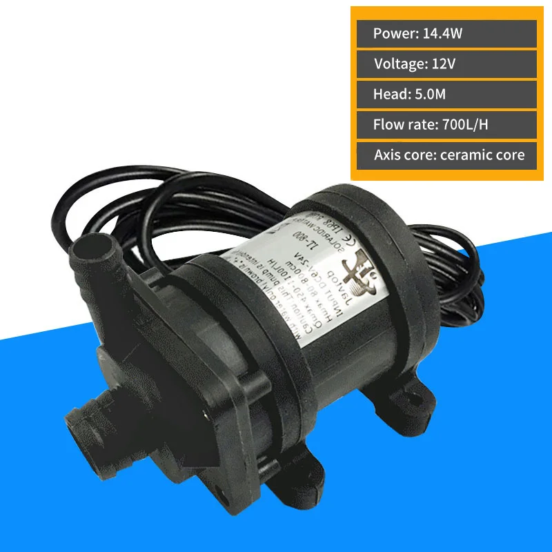 12V 24V DC безщеточный Водяной насос для насоса для кондиционирования воздуха бустерный насос дизельный двигатель с водяным охлаждением циркуляционный насос