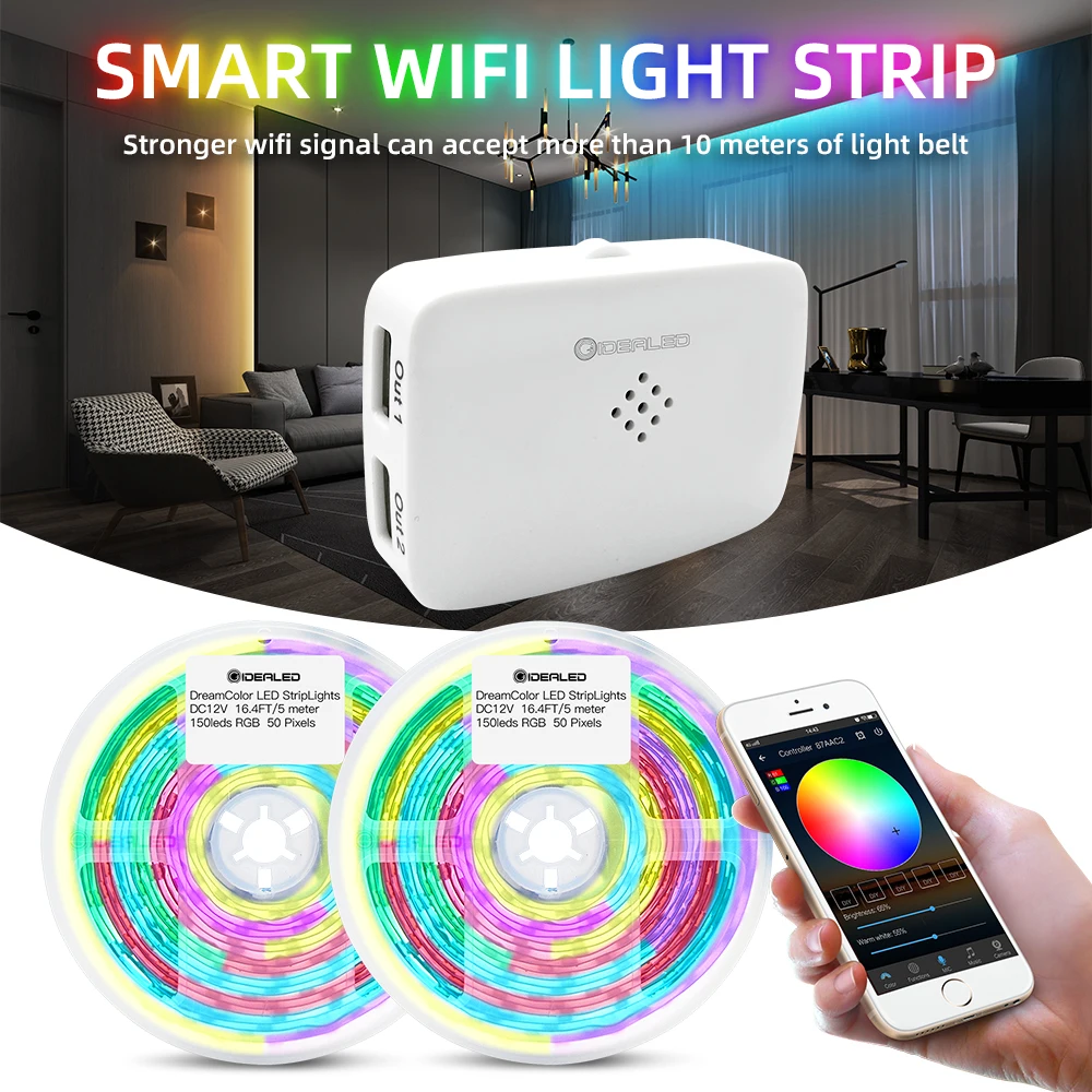 led light strip google home