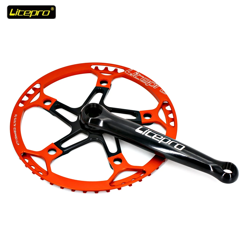 tracerクランクセット 170mm Litepro-超軽量折りたたみ自転車クランク