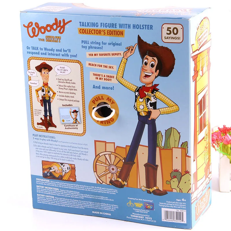 The Sheriff Talking Woody с кобурой фигурка из Woody Roundup ТВ шоу ПВХ Коллекция Модель игрушки