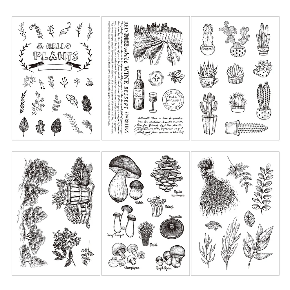 Najtaniej Lychee Life 6 sztuk wyczyść pieczęć przezroczysta pieczęć silikonowa Seal arkusz do scrapbookingu albumu fotograficznego dekoracji