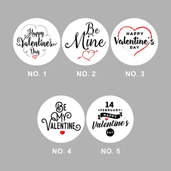 

Wholesale 230PCS 4CM Self Adhesive Wrapping Sticker DIY Accessory Valentine’s Day Envelope Sealing Circular/Round Stickers