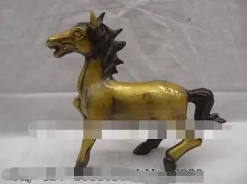 

China Chinese Zodiac Bronze Animals Sculpture Wealth JiXiang Horse Statue