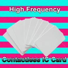13.56MHZ Contactless High Frequency IC Cards 100PCS 200PCS RFID Key Tag Access Control Card White PVC Access Attendance NFC Card 13.56MHZ Contactless High Frequency IC Cards 100PCS 200PCS RFID Key Tag Access Control Card White PVC Access Attendance NFC Card