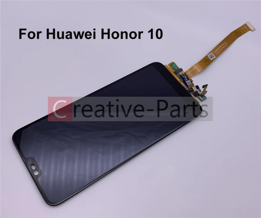 Оригинальный ЖК-дисплей для Huawei Honor 10 черного цвета с сенсорным стеклом