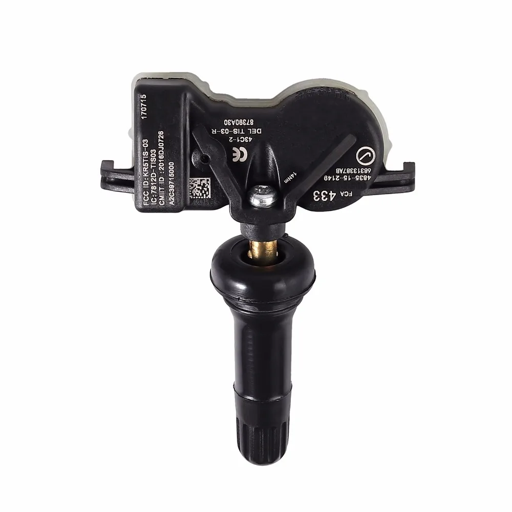 Автовыход для 4 шт. TPMS датчик давления в шинах для 68313387AB 433 МГц датчик контроля давления в шинах