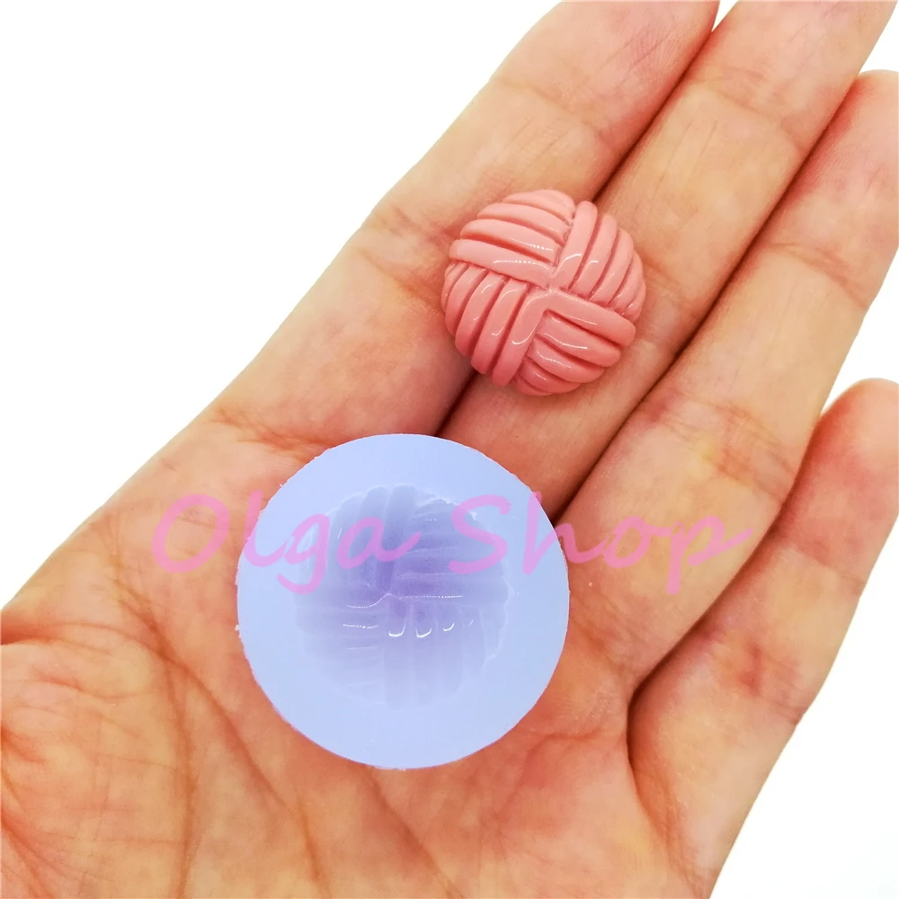 BYL439 18.7mm Button Silicone Mold Resin Earrings Rings Necklace Pendant Making Clay Craft Fondant Decoration Chocolate Candy | Дом и сад