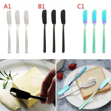 Комплект из 3 предметов из нержавеющей стали маслорезы Кухня гаджеты сыр ножи десертное варенье разбрасыватель нож для масла из нержавеющей стали
