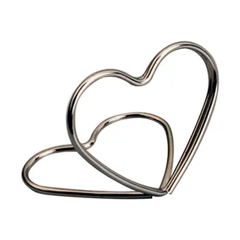 

20pcs Wedding Party Photo Clip Number Stands Reusable Mini Place Card Holder Table Decor Birthdays Lovely Restaurants Steel Wire