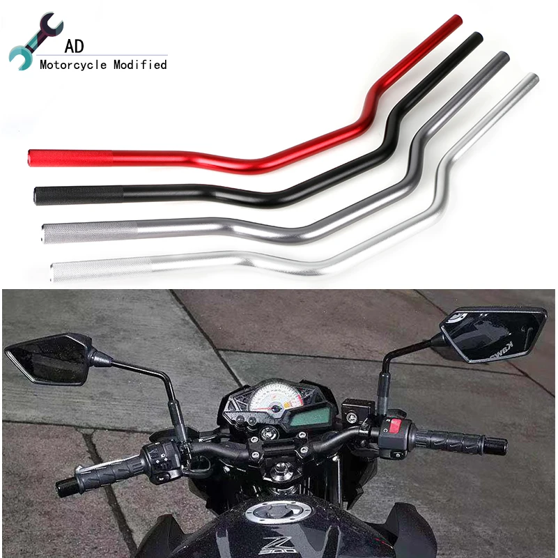 22mm Handlebar for Kawasaki Z750 Z800 Z900 Z250 ABS Z300 Handle Motorcycle Accessories Blasting Technology for RIZOMA|Handlebar| AliExpress