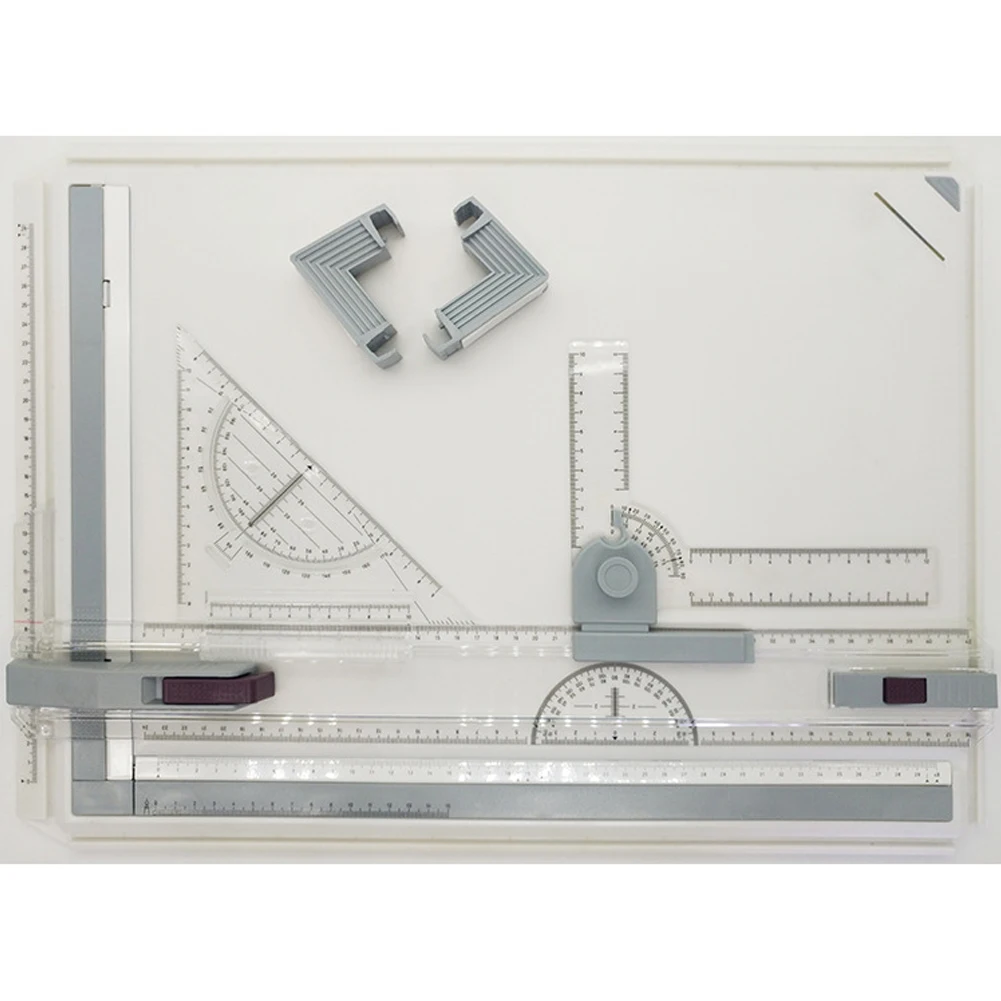 

A3 Adjustable Table Graphics For Kids Gift Parallel Motion Drawing Board Portable With Clear Rule Multifunctional Painting Tools