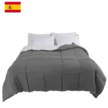 Quilted Comforter with Corner Tabs Microfiber Quilt Reversible Fluffy  Warm for All Season Relleno Nordico Comforter  cama 150