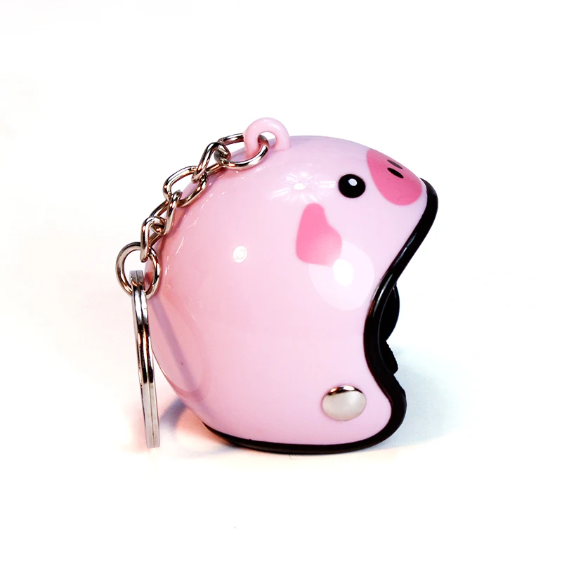 Creative Motorcycle Safety Helmet Keychain Car Superhero Cartoon Key Ring Gift Jewelry