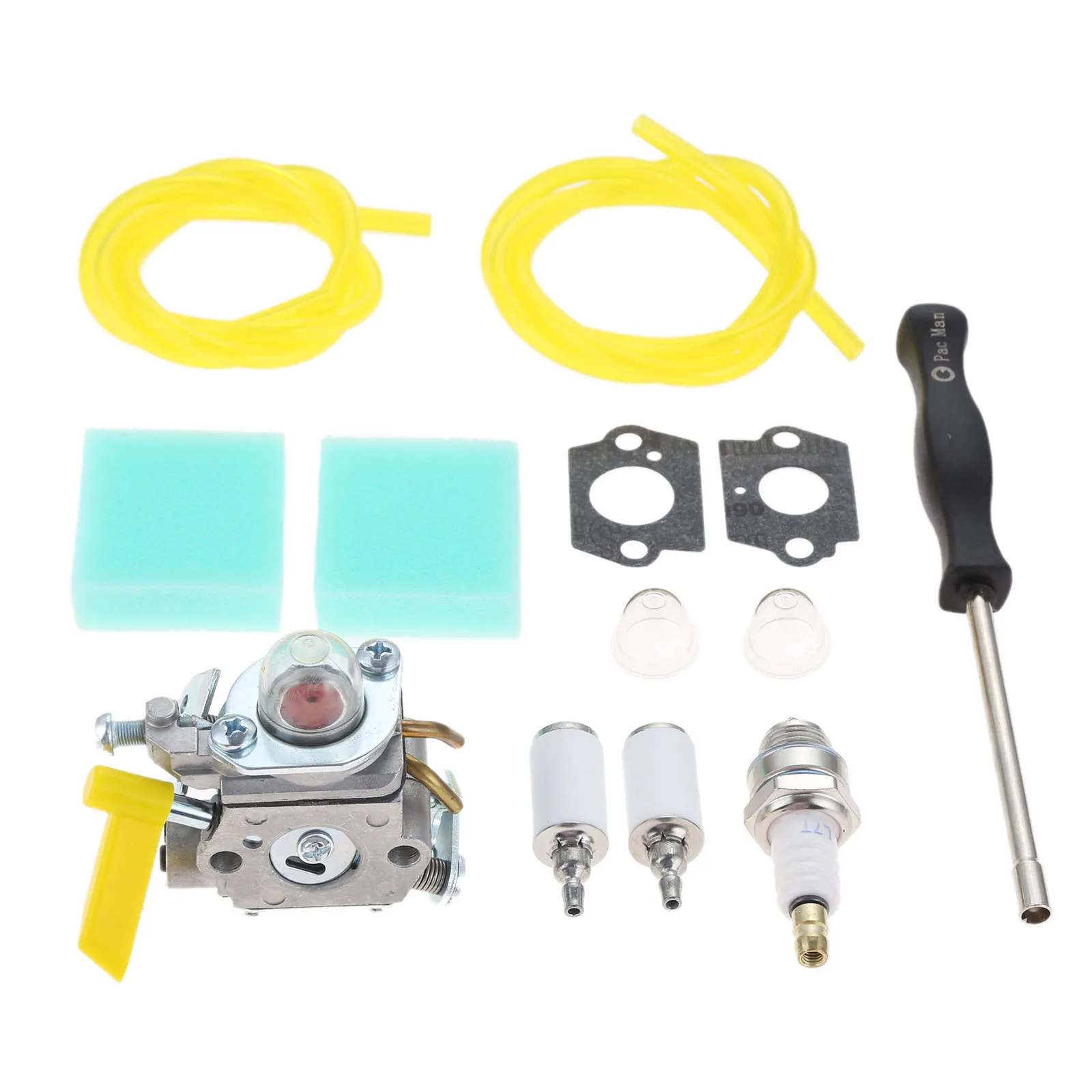 

DRELD 308054003 Carburetor + Air Filter Adjustment Tool fit for Homelite 25cc UT20002 UT20003A UT20004 UT20006 String Trimmer