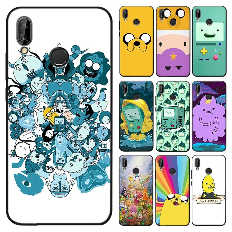 

For xiaomi redmi note 7 k20 pro 7 note 5 6 4x 7a Soft silicone Cover Phone Case adventure time cute Beemo BMO Jake Finn Lumpy