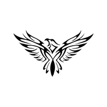 Autocollant de voiture amusant en vinyle, tatouage d'oiseau, autocollant de pare chocs, emballage de pièces automobiles, autocollant de produit