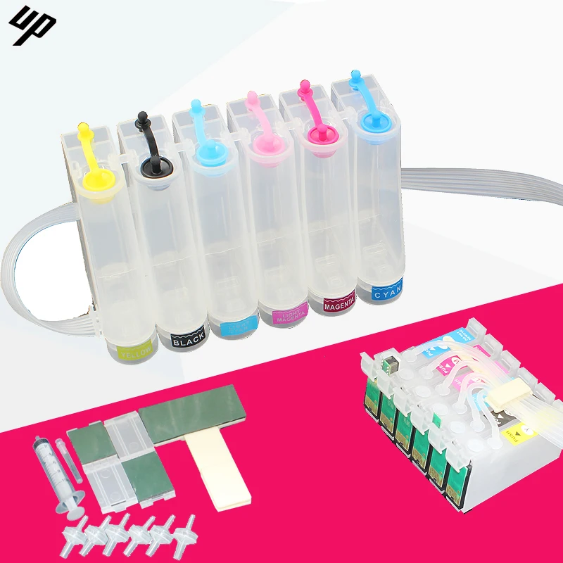 Система подачи чернил T0781 CISS для Epson R260 R280 R380 RX580 RX595 RX680 Artisan 50 | Компьютеры и офис