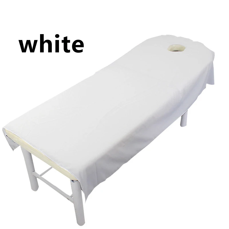 Soft Polyester Cosmetic Salon Bed Sheets for Spa