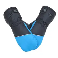 Лыжные перчатки с подогревом водонепроницаемые перчатки с сенсорным экраном функция сноуборд с подогревом перчатки Теплый снегоход «Snow» перчатки для мужчин и женщин