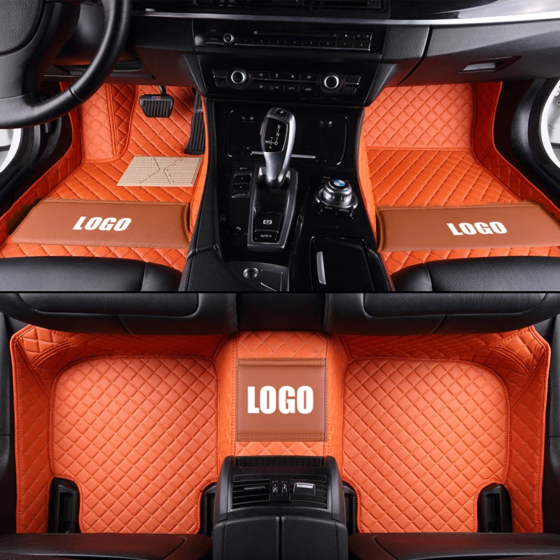 Tapis de sol de voiture avec logo personnalisé, tapis de voiture