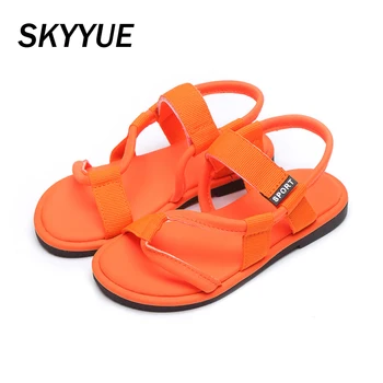 

New Summer Kids Beach Sandals Baby Girls Casual Sandals Children Mesh Brand Shoes Fashion Black Sandals Soft Sport Shoes 2020