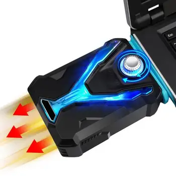 

Portable USB Side Air Extracting Cooling Fan LED Radiator for Notebook Laptop