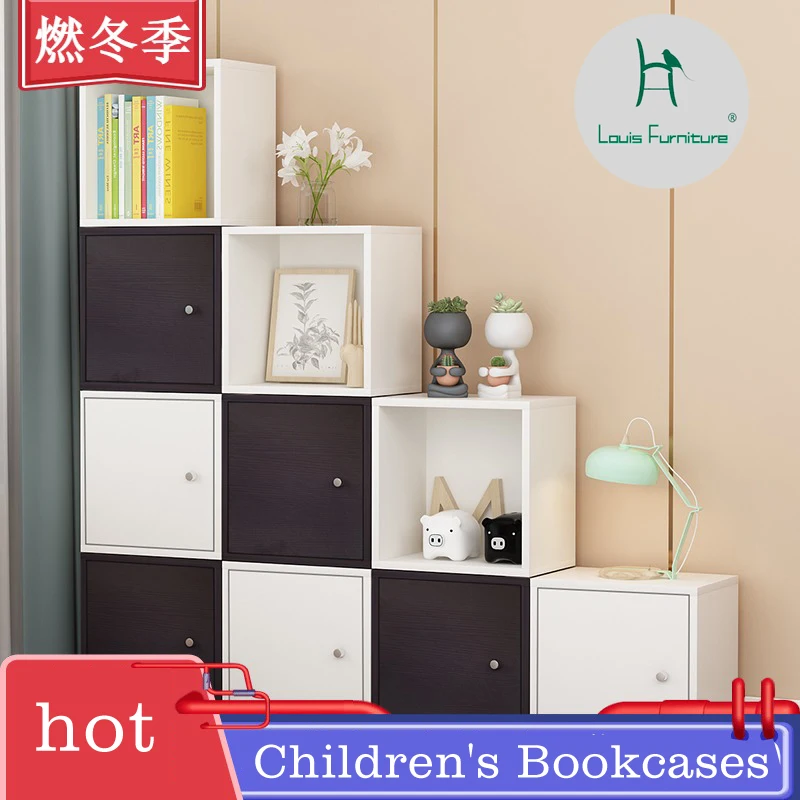 Louis Fashion Children S Bookcases Simple Modern Bookshelf Locker