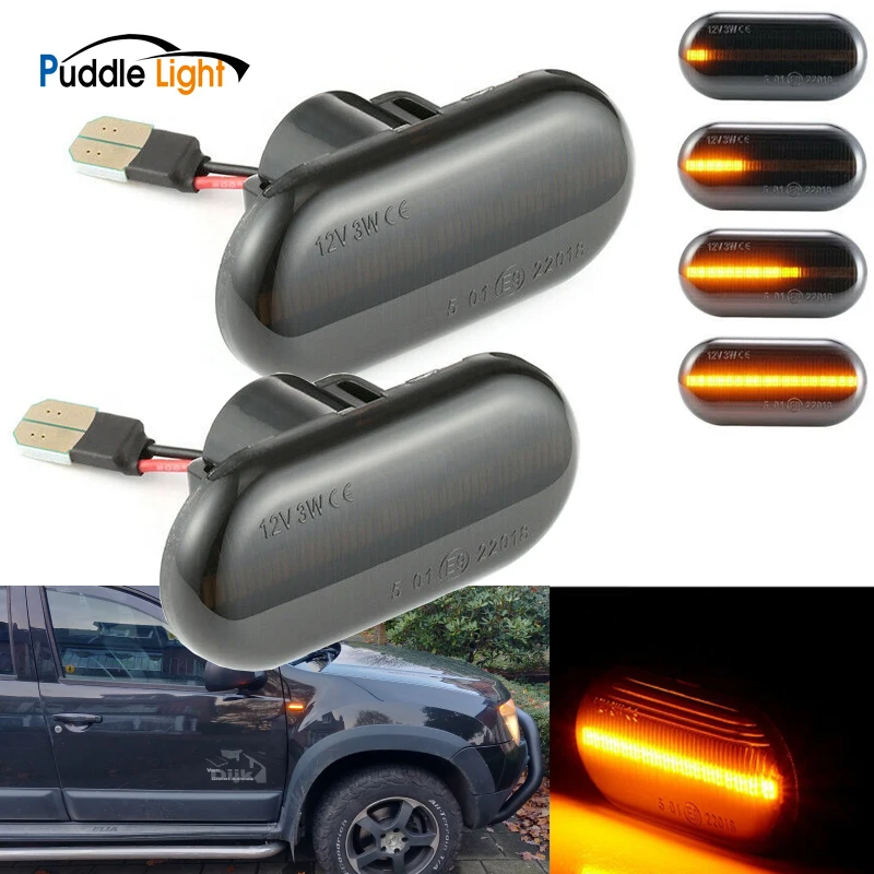 

For Opel Movano Combi Kasten Kipper Vivaro A Combi Benz Smart Fortwo Coupe Cabriolet Led Dynamic Side Marker Turn Signal Light