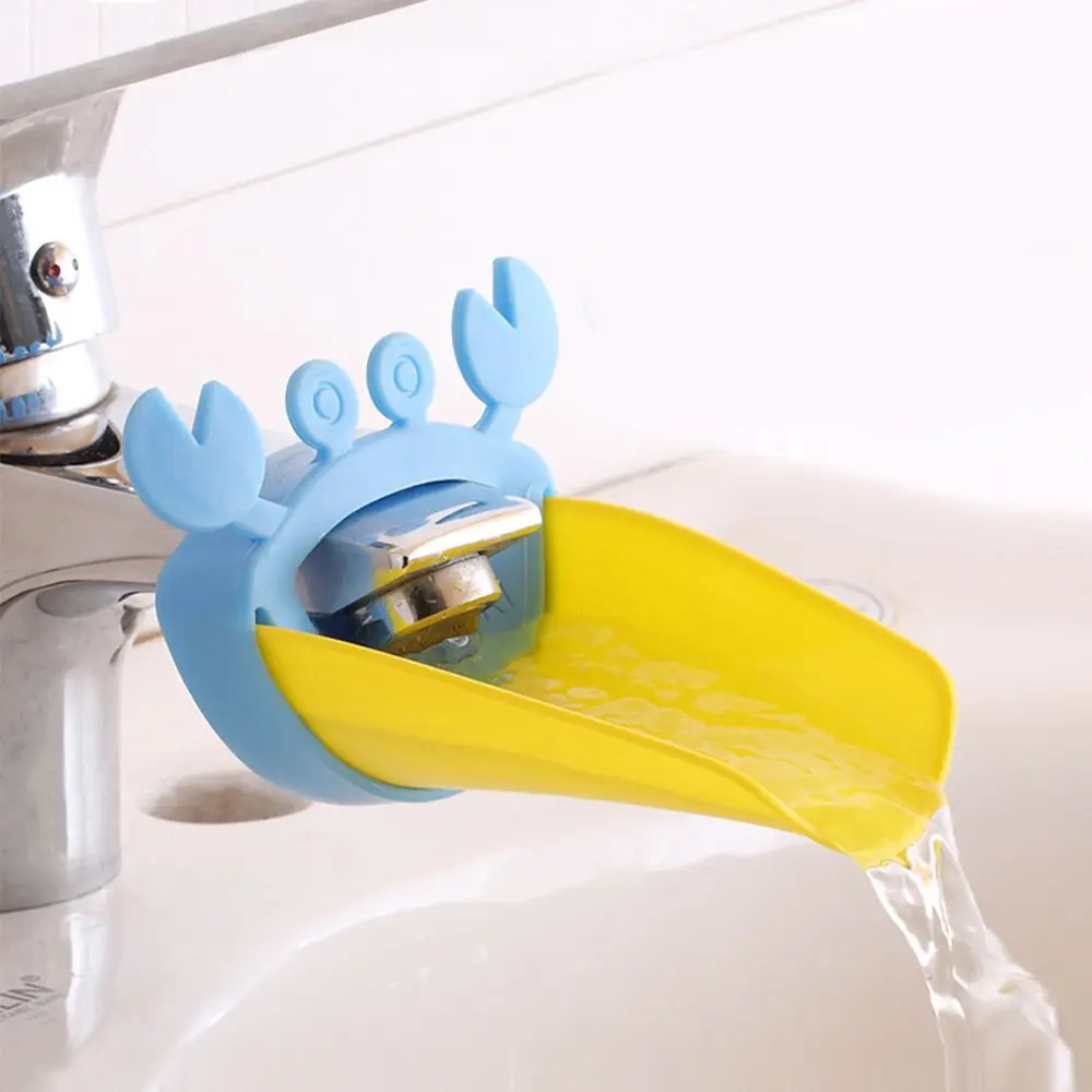 

1pc Cartoon Crab Faucet Extender Kids Hand Washing Device Water Tap Extension Sink Faucet Extension Bathroom Tools