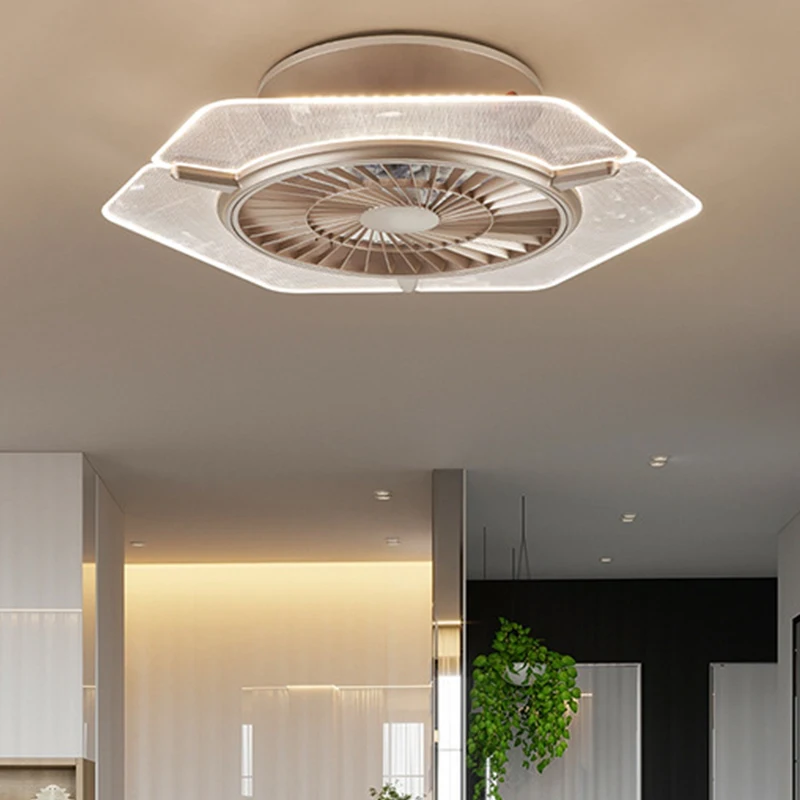 

Modern invisible bedroom Ceiling fan lamp Creative fashion ceiling fan with light kits ceiling fan with remote control