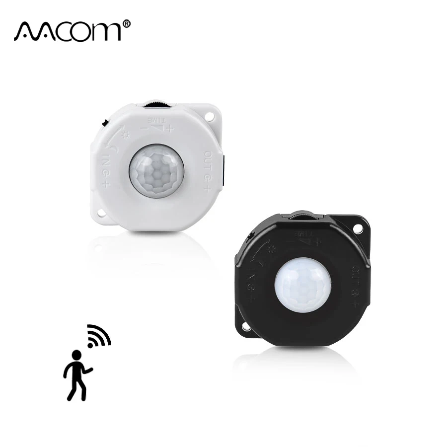 

5-24V IR Motion Sensor Switch Timer Automatic Infrared Human Body Movement Sensor Switch For Kitchen Closet Bedroom